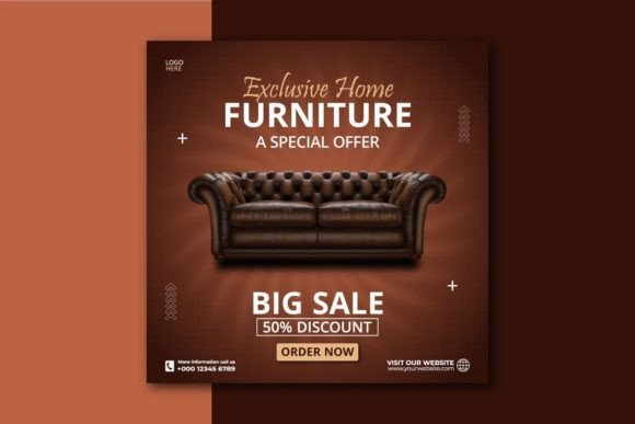 Evaluating the Furniture Sale Social Media Post Banner for Retail Marketing
