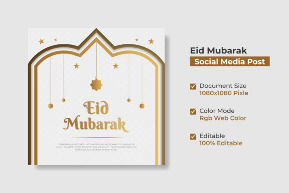 Evaluating the Practical Value of Eid Mubarak Luxury Ornamental Design Templates