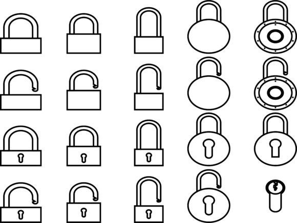 Lock Padlock Collection: A Comprehensive Review of Digital Assets for Designers