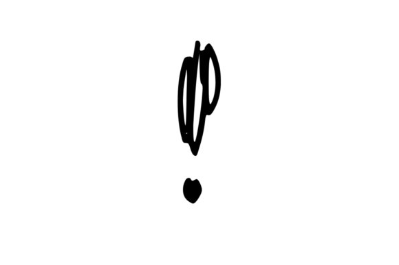 Mastering the Exclamation Point Doddle Graphic Icon for Professional Design