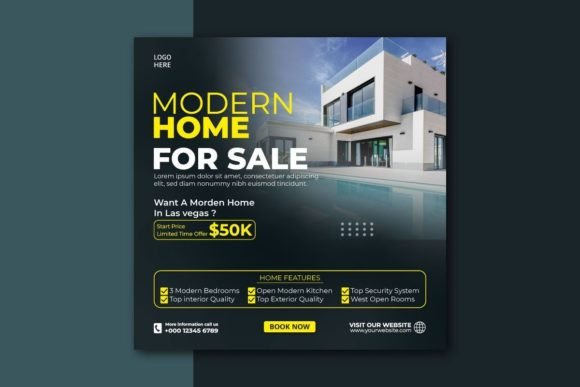 Real Estate House Sale Social Media Banner